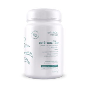 Estético Creme de Massagem Drenante 1000 g - Extratos da Terra