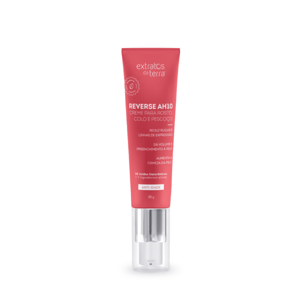 Creme Anti-idade Reverse AH10 para Rosto, Colo e Pescoço 30 g - Extratos da Terra