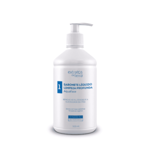 Aquaface Sabonete Liquido Limpeza Profunda Todos os Tipos d e - Extratos da Terra