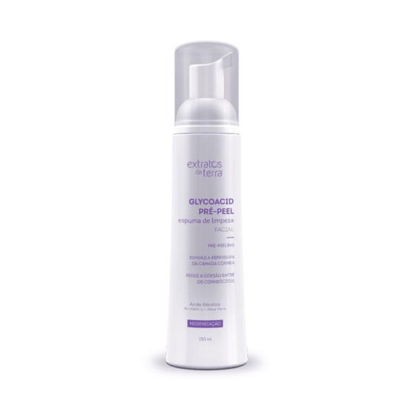 GlycoAcid Pré-Peel Espuma de Limpeza 150 ml - Extratos da Terra